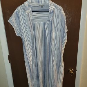 Button down maxi dress